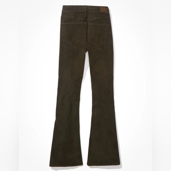 AE Cord Super High Waisted Flare 18 SHORT - Picture 4 of 4